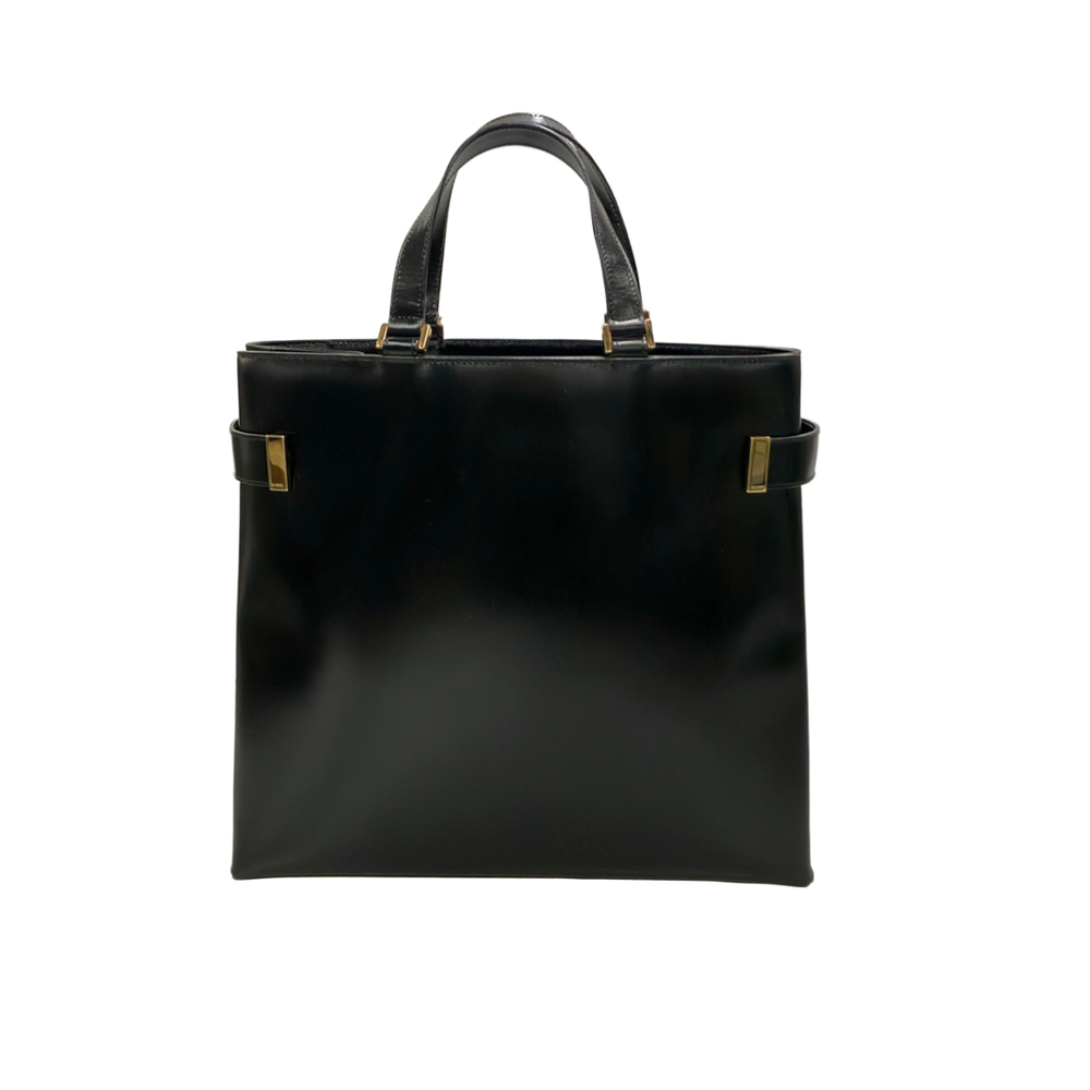 Gucci handbag black leather